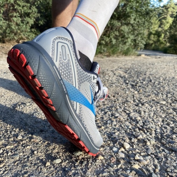 Brooks Other - BROOKS MEN'S GHOST 14 RUNNING SHOES - GREY/BLUE/RED size 8.5